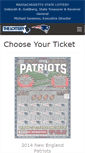 Mobile Screenshot of patriotsmasslottery.com